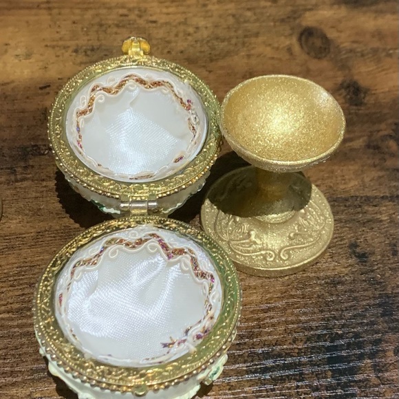 Handcrafted Jewellery Holder W Stands. Lot Of 3! - Picture 7 of 8